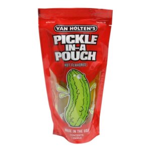 Van Holten's Jumbo Hot Flavored Pickle in a Pouch 12ct